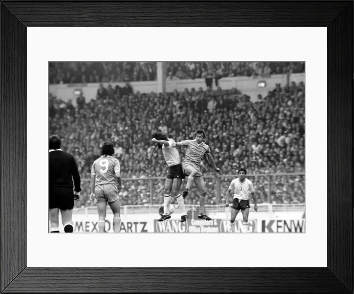 Framed Print : F. A. Cup Final. Manchester City 1 v. Tottenham Hotspur 1. May 1981 MF02-30-091 Framed Print : F. A. Cup Final. Manchester City 1 v. Tottenham Hotspur 1. May 1981 MF02-30-091