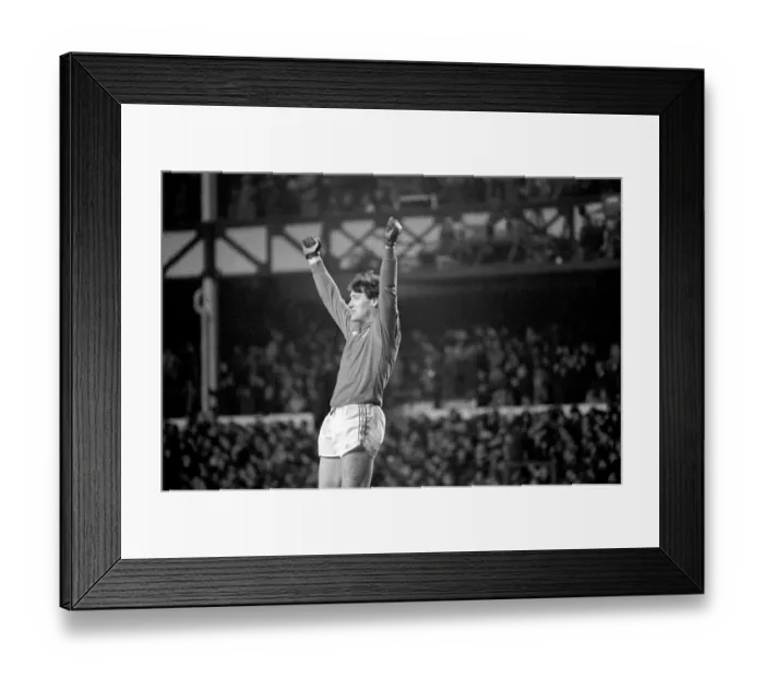 Framed Print : Everton 2 v. Arsenal 0. F. A Cup. January 1981 MF01-01-002