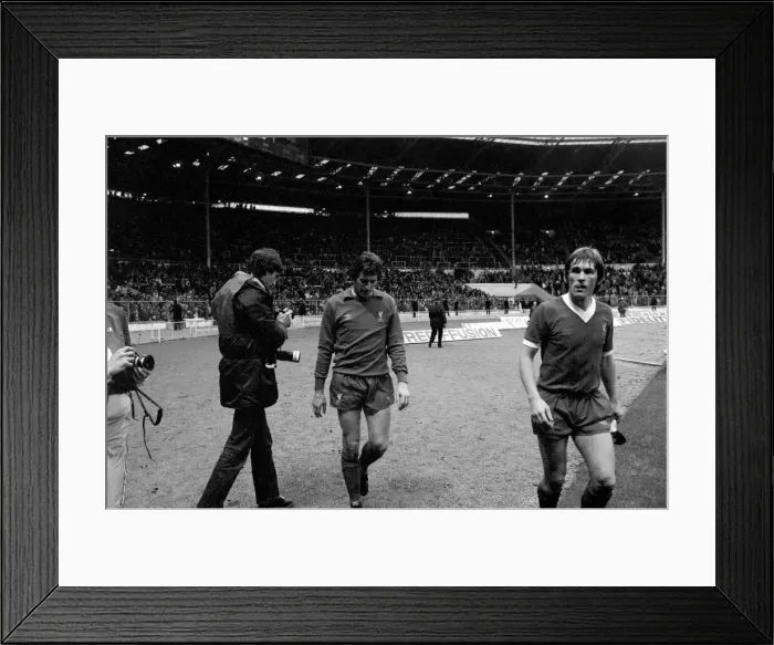 Framed Print : English League Cup Final 1980 / 81 Season. West Ham United v Liverpool, Wembley Framed Print : English League Cup Final 1980 / 81 Season. West Ham United v Liverpool, Wembley