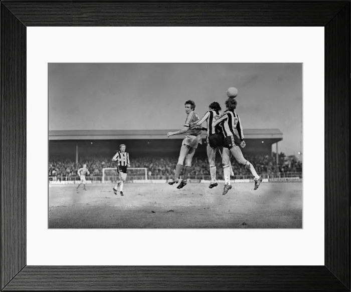 Framed Print : Wrexham 0 v. Newcastle 0. Division Two Football. January 1981 MF01-09