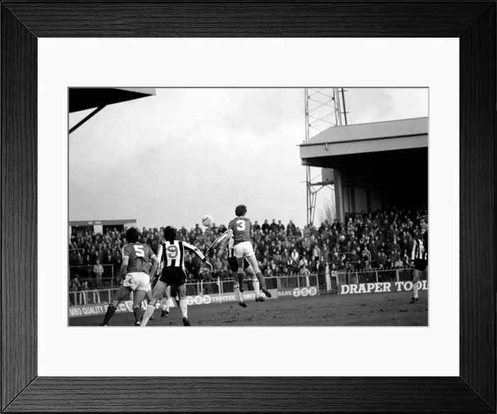 Framed Print : Wrexham 0 v. Newcastle 0. Division Two Football. January 1981 MF01-09-021 Framed Print : Wrexham 0 v. Newcastle 0. Division Two Football. January 1981 MF01-09-021