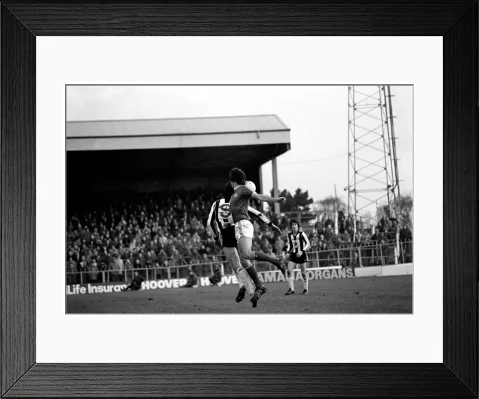 Framed Print : Wrexham 0 v. Newcastle 0. Division Two Football. January 1981 MF01-09-034