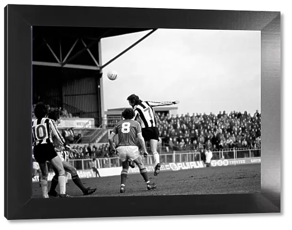 Wrexham 0 v. Newcastle 0. Division Two Football, January 1981