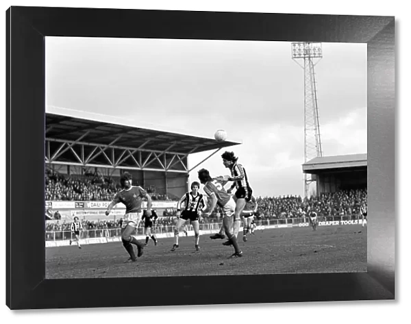 Wrexham 0 v. Newcastle 0. Division Two Football. January 1981 MF01-09-011