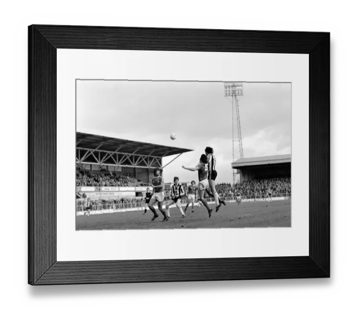 Framed Print : Wrexham 0 v. Newcastle 0. Division Two Football. January 1981 MF01-09-010