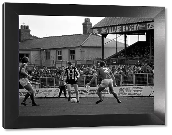 Wrexham 0 v. Newcastle 0. Division Two Football. January 1981 MF01-09-032