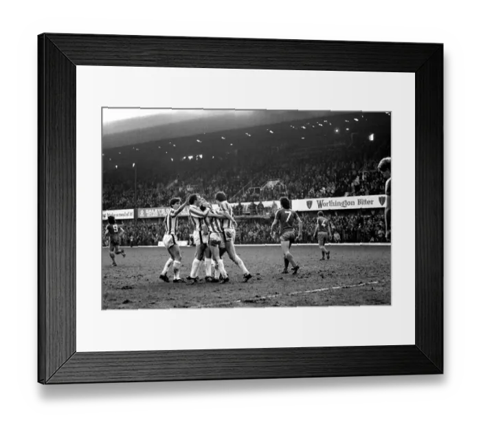Framed Print : English League Division One match Stoke City 1 v Ipswich Town 0 January 1983 Framed Print : English League Division One match Stoke City 1 v Ipswich Town 0 January 1983