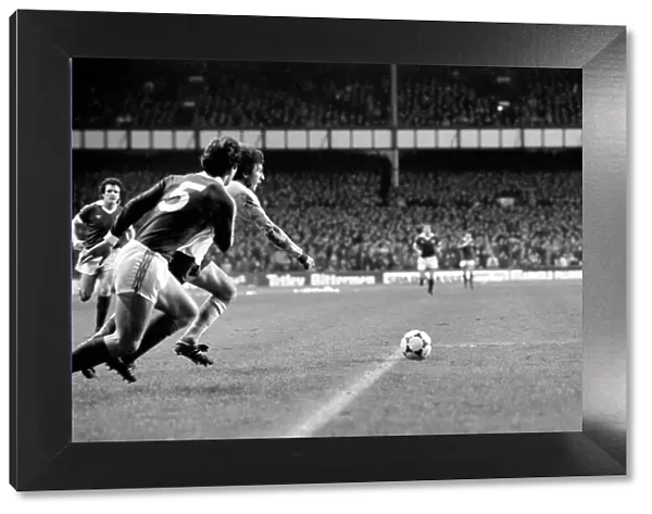 Everton 2 v. Arsenal 0. F. A Cup. January 1981 MF01-01-036