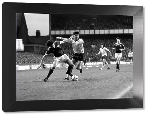 Everton 2 v. Arsenal 0. F. A Cup. January 1981 MF01-01-035