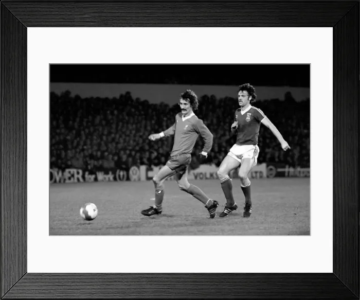 Framed Print : Division One Football 1980 / 81 Season. Ipswich v Liverpool, Portman Road Framed Print : Division One Football 1980 / 81 Season. Ipswich v Liverpool, Portman Road