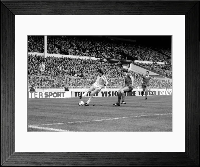 Framed Print : English League Cup Final 1980  /  81 Season. West Ham United v Liverpool, Wembley