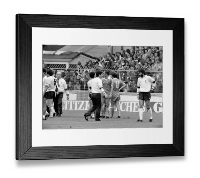 Framed Print : F. A. Cup Final. Manchester City 1 v. Tottenham Hotspur 1. May 1981 MF02-30-095