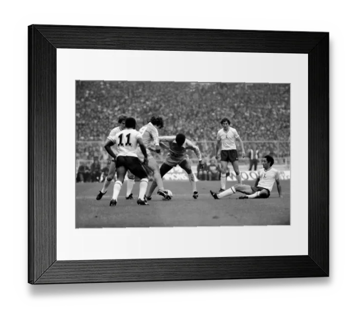 Framed Print : F. A. Cup Final. Manchester City 1 v. Tottenham Hotspur 1. May 1981 MF02-30-083