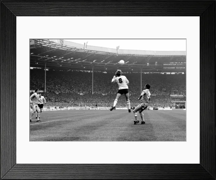 Framed Print : F. A. Cup Final. Manchester City 1 v. Tottenham Hotspur 1. May 1981 MF02-30-008