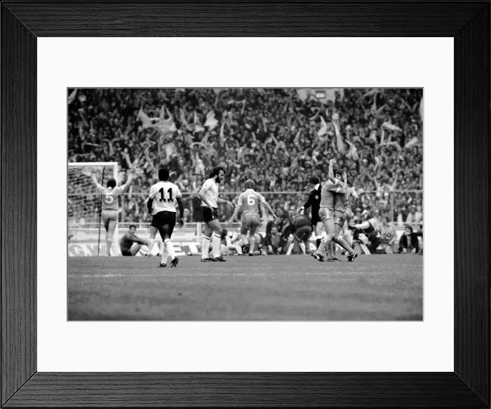 Framed Print : F. A. Cup Final. Manchester City 1 v. Tottenham Hotspur 1. May 1981 MF02-30-036 Framed Print : F. A. Cup Final. Manchester City 1 v. Tottenham Hotspur 1. May 1981 MF02-30-036