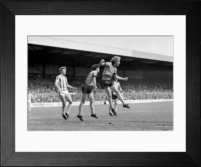 Framed Print : Stoke City 3 v. Wolverhampton Wanderers 2. Division One Football. May 1981 MF02-29-013 Framed Print : Stoke City 3 v. Wolverhampton Wanderers 2. Division One Football. May 1981 MF02-29-013