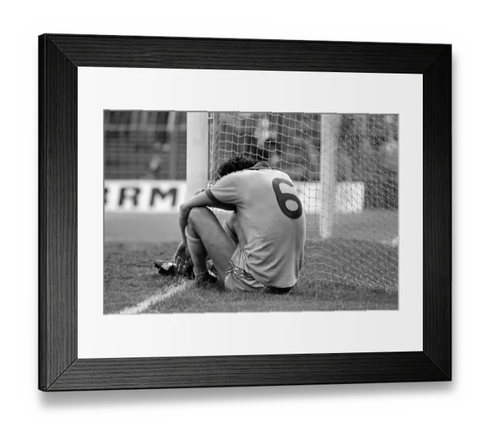 Framed Print : Birmingham City 1 v. Everton 1. May 1981 MF02-25-038