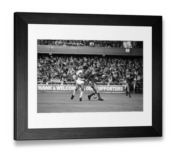 Framed Print : Queens Park Rangers 1 v. Liverpool 3. Division One Football. November 1986 LF20-27-039