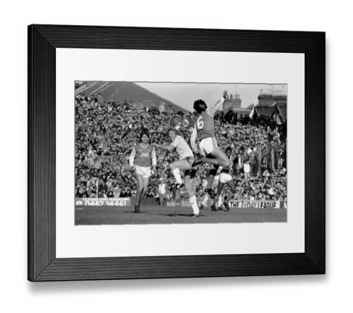 Framed Print : Arsenal 0 v. West Ham United 0. Division One Football. November 1986 LF20-25-023 Framed Print : Arsenal 0 v. West Ham United 0. Division One Football. November 1986 LF20-25-023