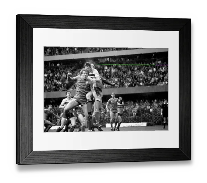 Framed Print : Chelsea 0 v. Watford 0. Division One Football. November 1986 LF20-21-061