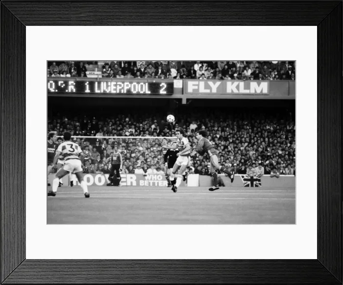 Framed Print : Queens Park Rangers 1 v. Liverpool 3. Division One Football. November 1986 LF20-27-015 Framed Print : Queens Park Rangers 1 v. Liverpool 3. Division One Football. November 1986 LF20-27-015