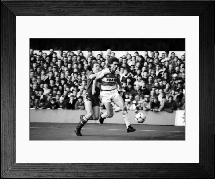 Framed Print : Queens Park Rangers 1 v. Liverpool 3. Division One Football. November 1986 LF20-27-013 Framed Print : Queens Park Rangers 1 v. Liverpool 3. Division One Football. November 1986 LF20-27-013