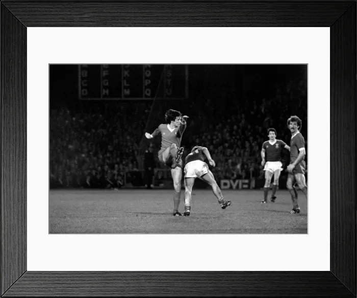 Framed Print : Division One Football 1980 / 81 Season. Ipswich v Liverpool, Portman Road Framed Print : Division One Football 1980 / 81 Season. Ipswich v Liverpool, Portman Road