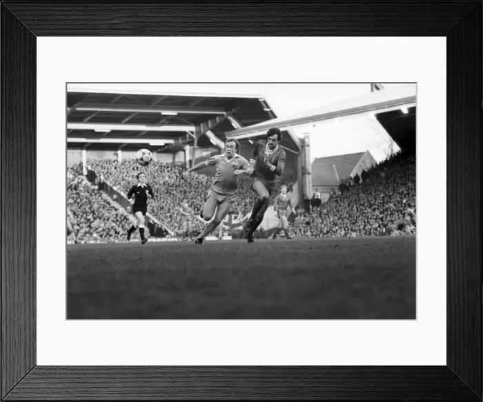 Framed Print : English FA Cup match at Anfield Liverpool 2 v Stoke City 0 Mark Lawrenson Framed Print : English FA Cup match at Anfield Liverpool 2 v Stoke City 0 Mark Lawrenson