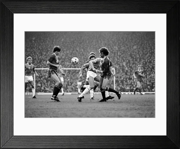 Framed Print : English League Division One match at Anfield Liverpool 1 v Birmingham City 0