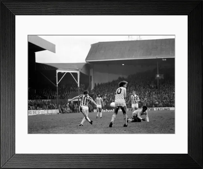 Framed Print : English League Division One match. Stoke City 2 v Tottenham Hotspur 0