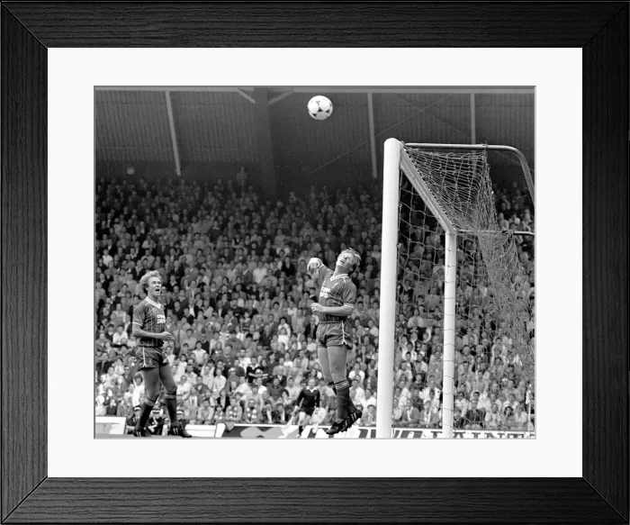 Framed Print : English League Division One match. Liverpool 2 v West Bromwich Albion 0