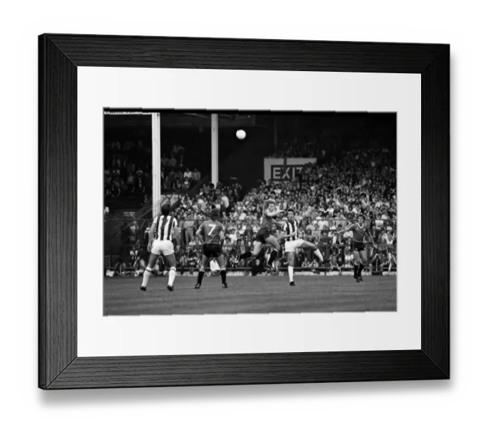 Framed Print : English League Division One match. West Bromich Albion 3 v Manchester United 1
