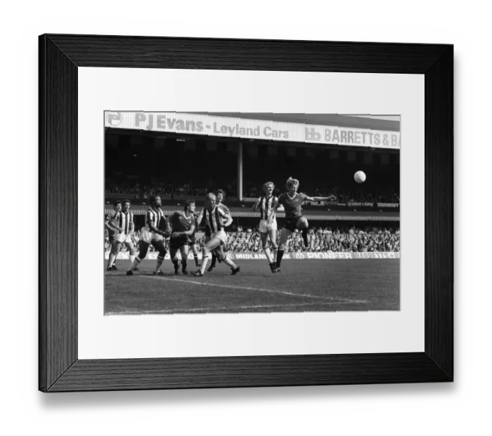 Framed Print : English League Division One match. West Bromich Albion 3 v Manchester United 1 Framed Print : English League Division One match. West Bromich Albion 3 v Manchester United 1