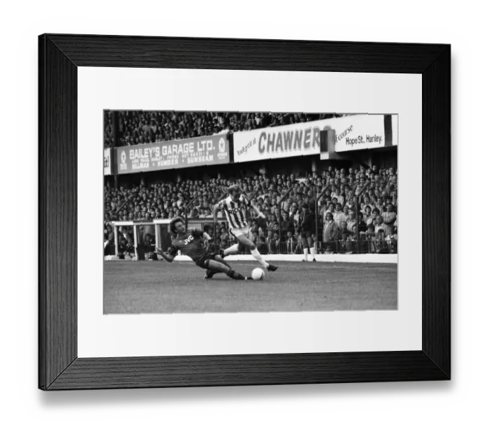 Framed Print : English League Division One match. Stoke City 2 v Arsenal 1 August 1982