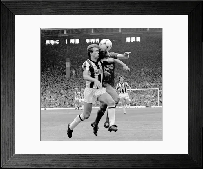 Framed Print : English League Division One match. Liverpool 2 v West Bromwich Albion 0