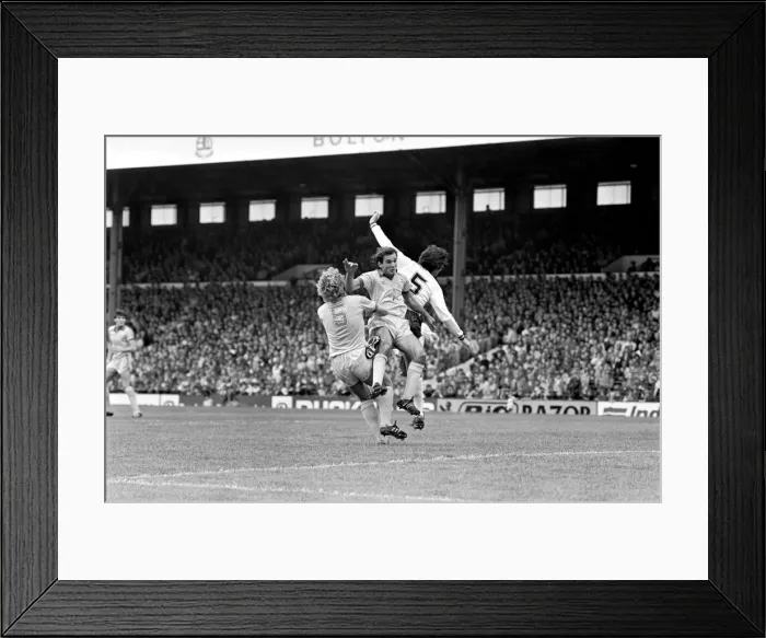 Framed Print : English League Division Two match. Bolton Wanderers 3 v Newcastle United 1 Framed Print : English League Division Two match. Bolton Wanderers 3 v Newcastle United 1