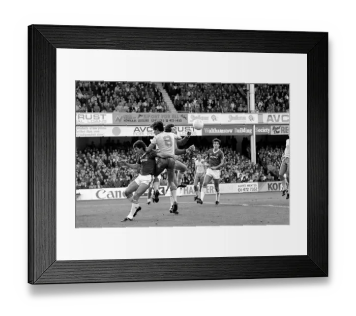 Framed Print : Division One Football 1985  /  86 Season. West Ham v Everton, Upton Park