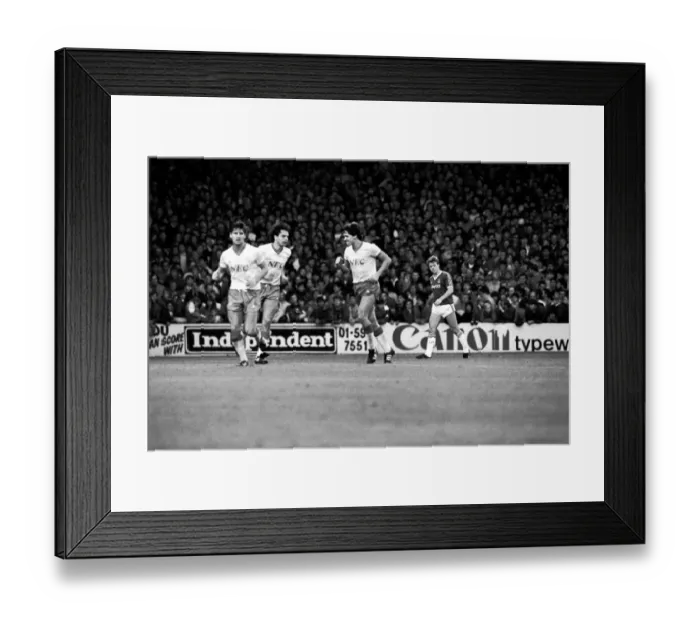 Framed Print : Division One Football 1985  /  86 Season. West Ham v Everton, Upton Park