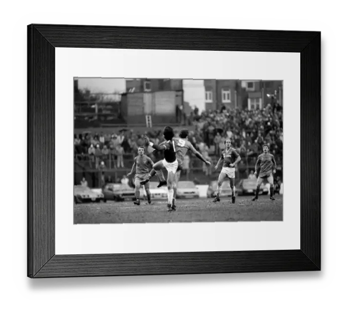 Framed Print : Chelsea 2 v. Leicester 2. Division One Football February 1986 LF18-04-012 Framed Print : Chelsea 2 v. Leicester 2. Division One Football February 1986 LF18-04-012