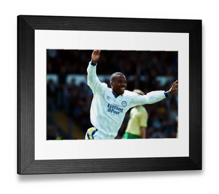 Framed Print : Leeds United v Norwich City league match at Elland Road 2nd May 1992 Framed Print : Leeds United v Norwich City league match at Elland Road 2nd May 1992