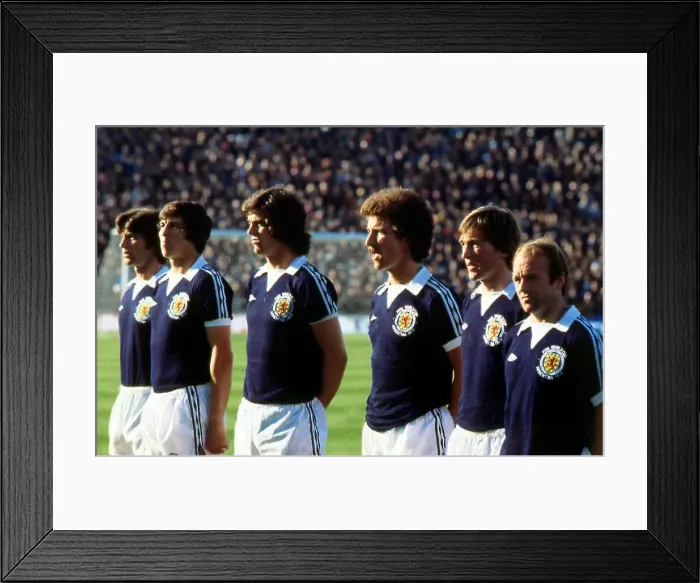 Framed Print : Scotland v Holland World Cup match at the Estadio Ciudad de Mendoza in Argentina 11th