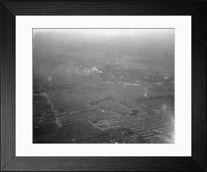 Framed Print : Aerial view of Leicester City. Circa 1926 Framed Print : Aerial view of Leicester City. Circa 1926