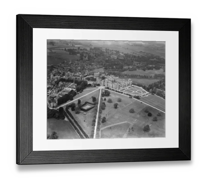 Framed Print : Aerial view of Windsor Castle