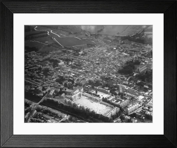 Framed Print : Aerial view of Winchester Framed Print : Aerial view of Winchester