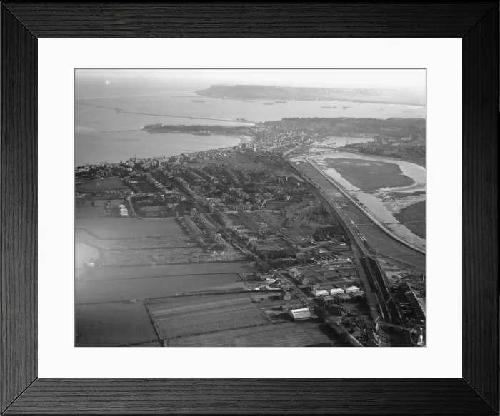 Framed Print : Aerial view of Weymouth. Local Caption These are rough scans Framed Print : Aerial view of Weymouth. Local Caption These are rough scans