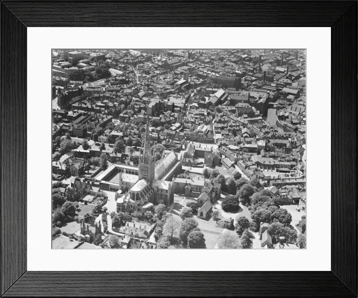 Framed Print : Aerial view of Norwich City. Circa 1926. Local Caption These are rough scans Framed Print : Aerial view of Norwich City. Circa 1926. Local Caption These are rough scans