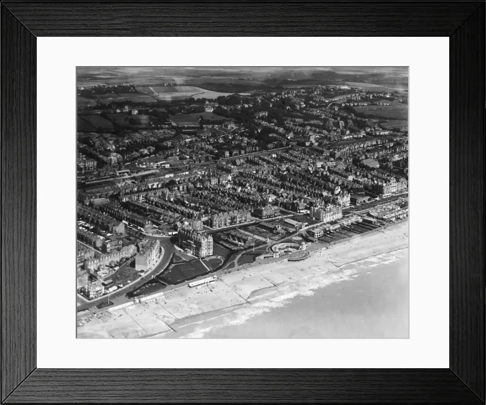Framed Print : Aerial view of Bexhill-on-Sea
