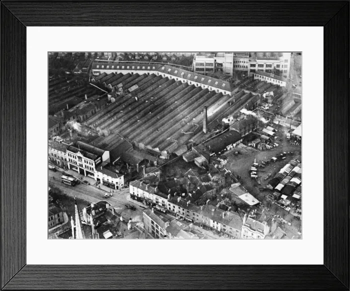 Framed Print : Aerial view of Rover Car Works at Coventry. Circa 1930 Framed Print : Aerial view of Rover Car Works at Coventry. Circa 1930