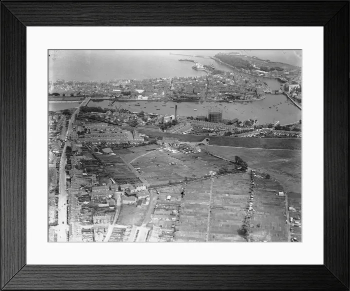 Framed Print : Aerial view of Weymouth. Local Caption These are rough scans Framed Print : Aerial view of Weymouth. Local Caption These are rough scans
