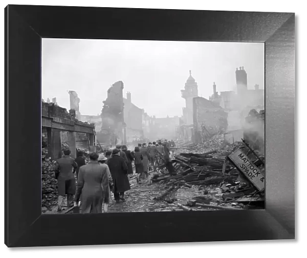 Bomb damage at Coventry